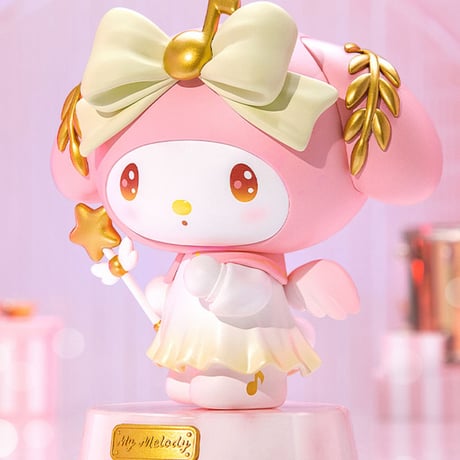 【予約販売：2025年1月～2月 お届け予定】Funism x サンリオ(SANRIO) マイメロディ＆クロミ 「少女シリーズ：音楽の神」コレクションフィギュア(全2種類、選び可能)