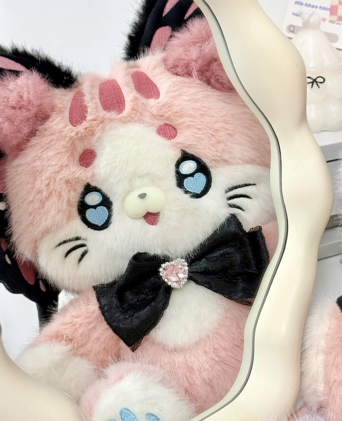 ミルクラテカラー♡子猫のミラちゃん♡エキゾチック♡アートドール♡ぬいぐるみ♡ 現品販売】幻想工坊「猫丸の幻想島｜MioKoo Mirage Lab」蝶の猫、MILI