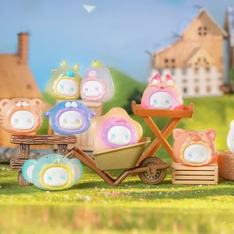 【現品販売】MJ STUDIO EMMA (エマ) 「ルアルア動物園(RUA RUA ZOO)」萌え豆 ブラインドボックス シリーズ