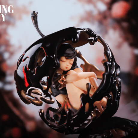 【予約販売：2025年9月中 お届け予定】WeArtDoing Sleeping Beauty-Apple Fairies-Black「眠れる魔法： 林檎の姫・幽なる森の秘境(黒)」