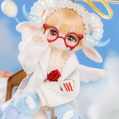【予約販売：2024年2月以降 お届け予定】TinyFox  悪魔と天使の混血子羊 アスモティ 1/6スケールMJDドール 【フルセット】
