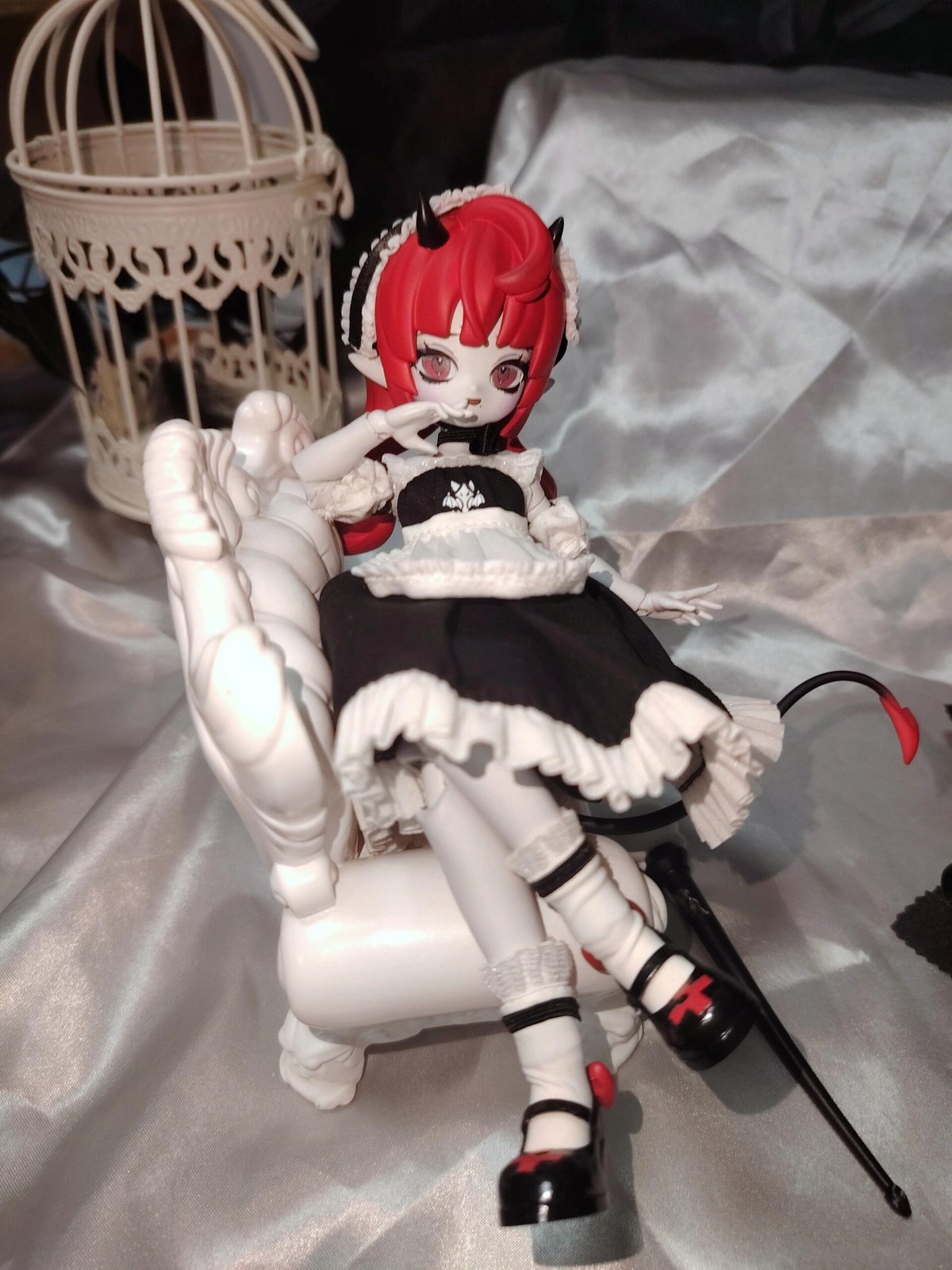 現品販売】CHUZTING「Cooze：悪魔角」小型ドール向け ドール用の服