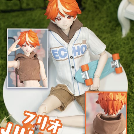 【予約販売｜2026年9月～10月頃 お届け予定】<公式初回予約特典付>NEO EDEN TOYS x 電波漫遊 Echo 「晴空の下でめぐり逢う」MJD単品ドール《フリオ》フルセット