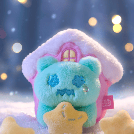 【現品販売】FINDING UNICORN x Shinwoo 「The Cold Hug: 冬の温もり」 ぬいぐるみキーホルダーシリーズ