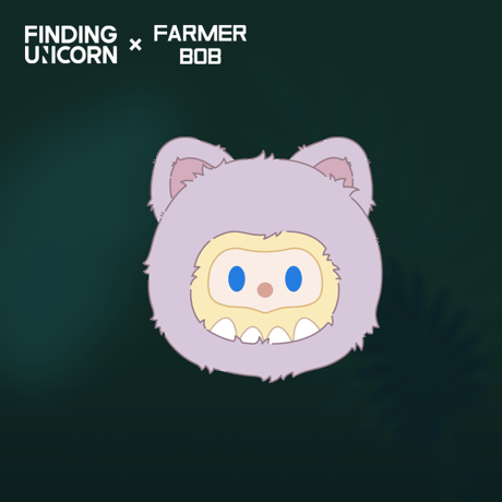 【現品販売】FINDING UNICORN x FARMER BOB 「MINI-Night Monster：ミニ怪奇ナイトツアーズ」 丸型ぬいぐるみ シリーズ