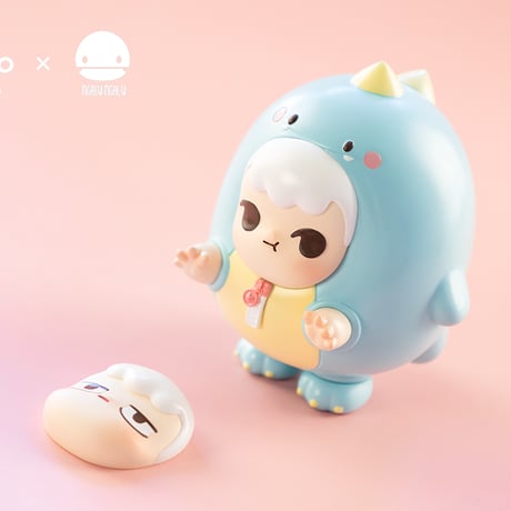 【期間限定・予約販売：7月中旬～7月下旬 お届け予定】Moriko x Pang Ngaew Little Dino【コレクションフィギュア】
