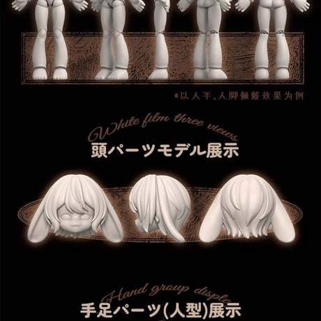 【現品販売】合玩文化「ルナに捧ぐ」1/12スケール MJDブラインドドール シリーズ