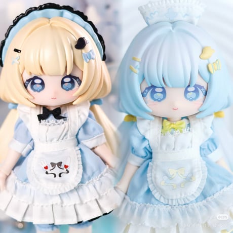 【現品販売】MOOWOOART「シュガー100％：アリス／リトルナース／ミントベリー」数量限定単品ドール頭パーツ＆服セット【ボディ追加可能】