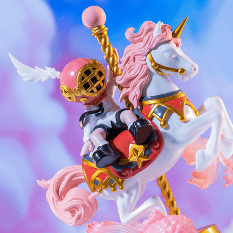 【現品販売】Sank Park-Merry-Go-Round-Pink「カルーセル：ピンク」【コレクションフィギュア】