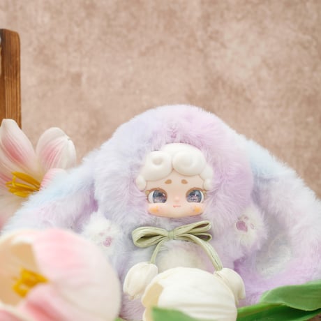 【現品販売】LUCKY DEER NAI 「おやすみ兎：秘密の花園」 ぬいぐるみチャーム シリーズ