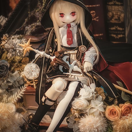 【予約販売：2024年5月以降 お届け予定】<期間限定特別価格+当店限定特典>TinyFox  MACOCOシリーズ 封印の魔導書 ジョシュア  1/4スケールMJDドール 【フルセット】