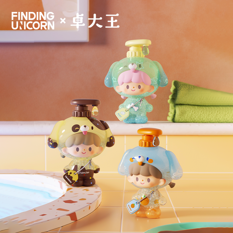現品販売】FINDING UNICORN x 卓大王 「Bubble Bath：お風呂大好