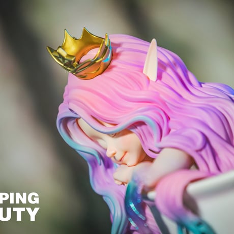 【現品販売】WeArtDoing WF限定 Sleeping Beauty-Coffee Fairies-Berry Slushie「眠れる美女：ベリースムージー」【コレクションフィギュア】