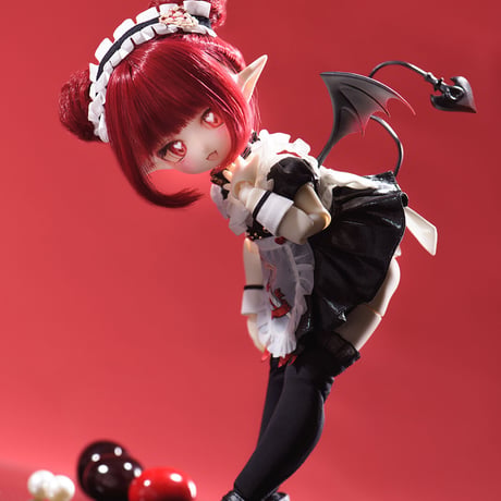 【予約販売：2024年9月中 お届け予定】※当店限定選び特典付き※TinyFox  桜ん坊小悪魔 チェリー 1/6スケールMJDドール  <新ボディ採用>【フルセット】