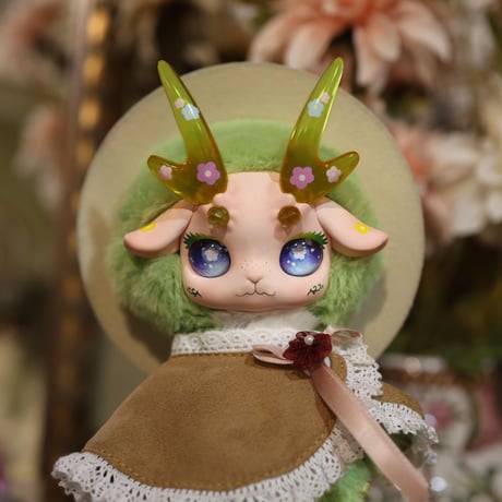 【現品販売】ODI STUDIO FECOCO(フココ)「ヴィクトリアン・ラム」 ぬいぐるみ シリーズ