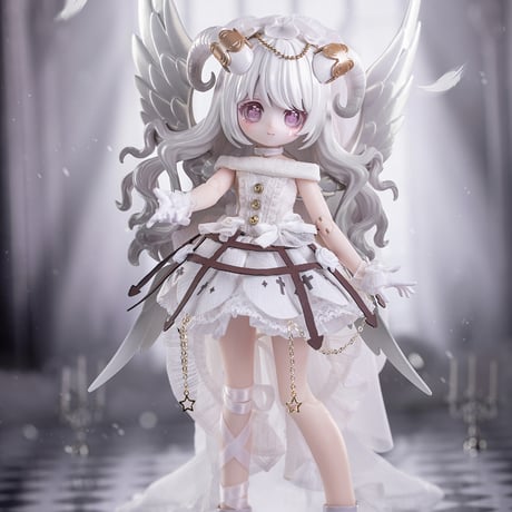 【予約販売：2026年5月～6月頃 お届け予定】<公式限定初回予約特典付き>TENCYスタジオ「光と影：光翼学院」1/8 スケール BJDブラインドドール シリーズ