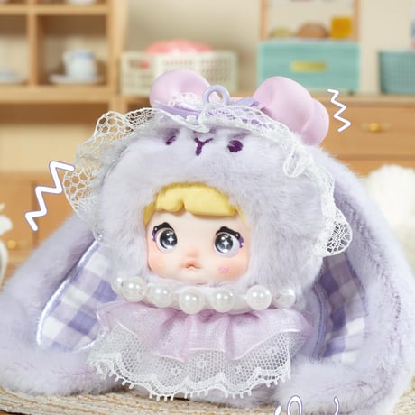 【現品販売】TOPTOY x SURE FUN 「NOMMI：スイートバニー」 ぬいぐるみチャーム シリーズ