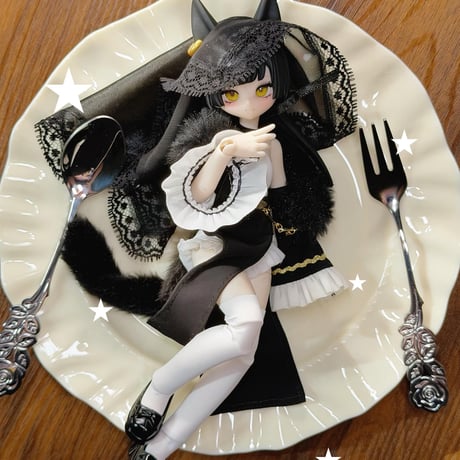 【予約販売｜2026年8月頃 お届け予定】<公式限定初回予約特典付き>不可食用人形（Inedible Doll）「ニャニャニャ次元」1/8スケールブランドドール シリーズ