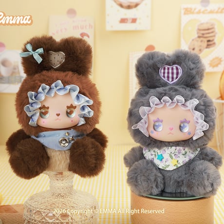 【現品販売】LUCKY EMMA(エマ) 「Lovely EMMA：甘いトリートバニー」ぬいぐるみ シリーズ