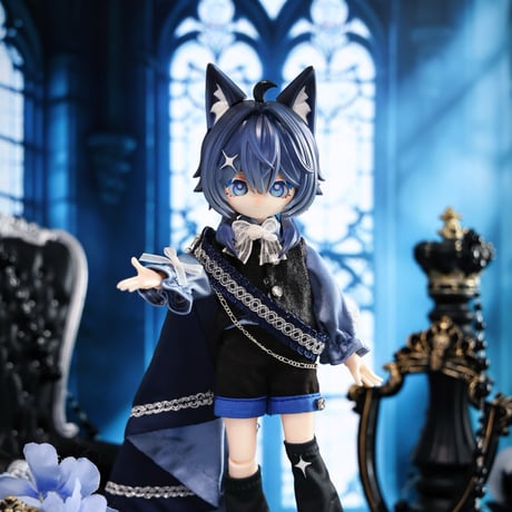 【予約販売：2026年10月～11月頃 お届け予定】<単品購入>Nano Doll 「街に出会う∶猫・永夜詩/白昼夢」単品ドールフルセット(全2種類・選び可能)