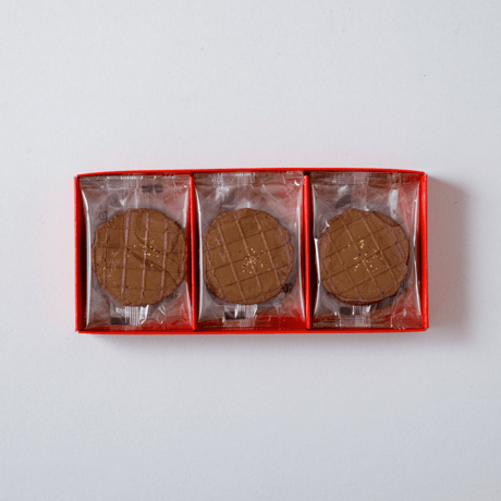箔(金箔入りチョコレート煎餅)　12枚入