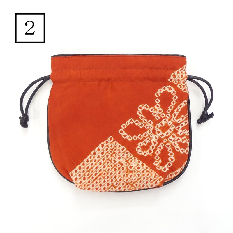 羽二重巾着 茜 | 草紫堂 公式オンラインショップ