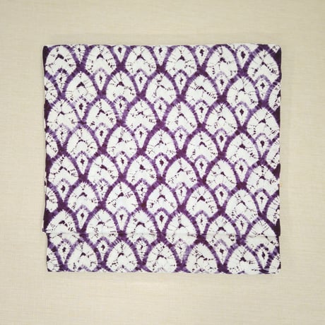 【着物と帯 時流】F24401◇正絹 しゃれ袋帯◇リバーシブル 紫根染 南部絞り 着物と帯 時流】F24401◇正絹 しゃれ袋帯◇リバーシブル 紫根染 南部