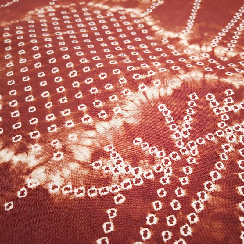 南部しぼり 茜染 正絹帯地(渋茜) 義8 | 草紫堂 公式オンライン