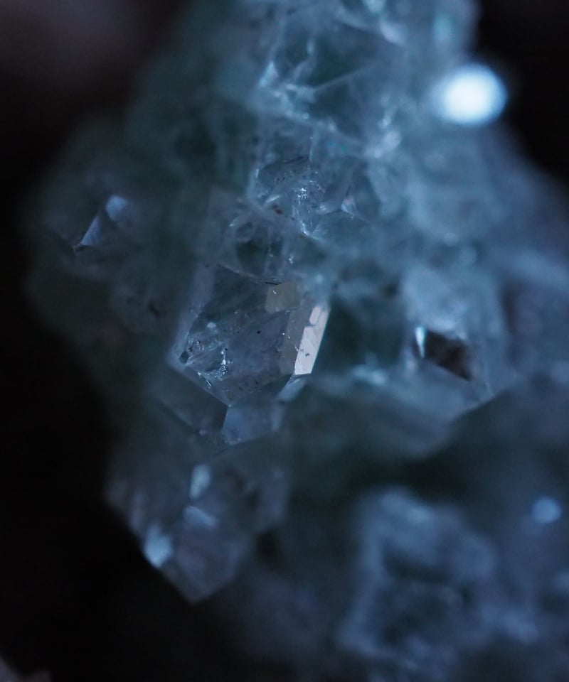 原石 ブルーグリーンアポフィライト・カルサイト | 星空旅行代理店