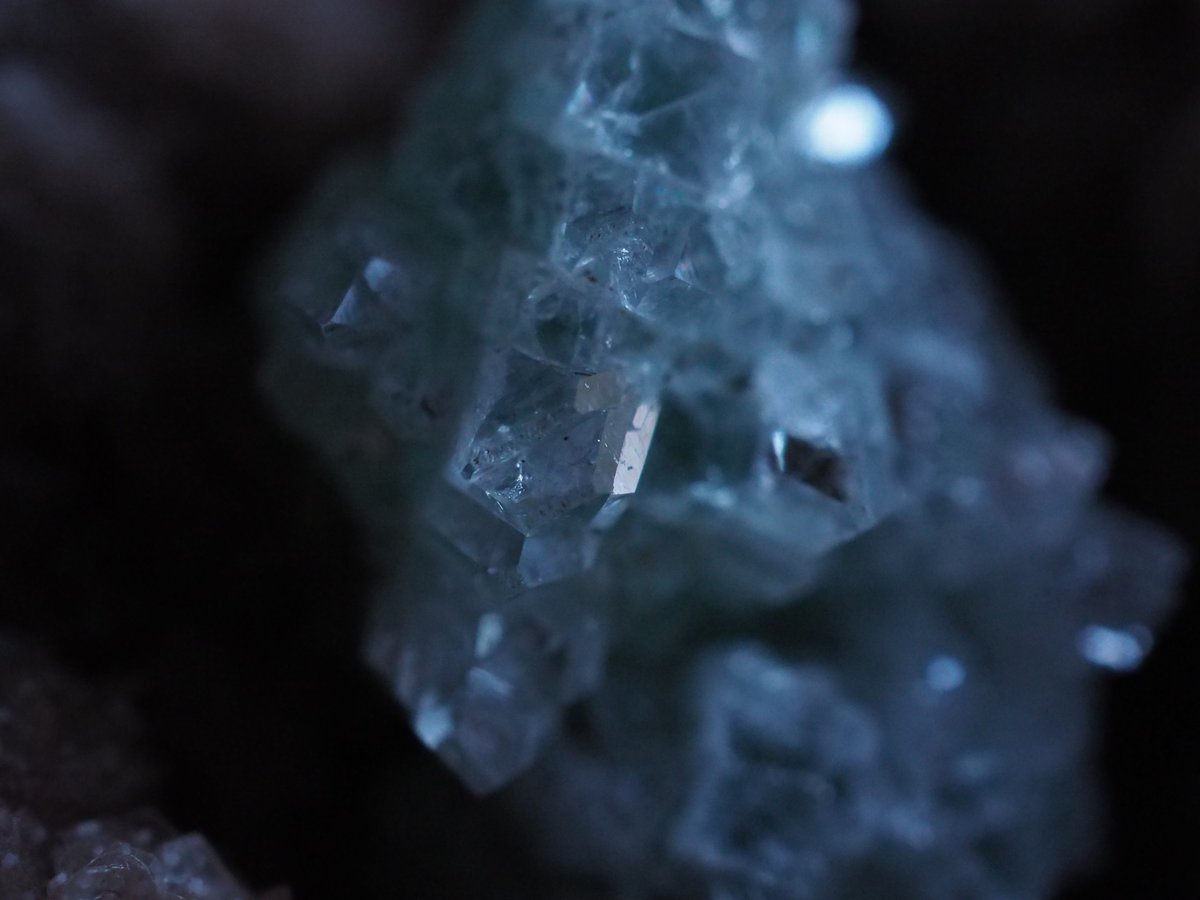 原石 ブルーグリーンアポフィライト・カルサイト | 星空旅行代理店