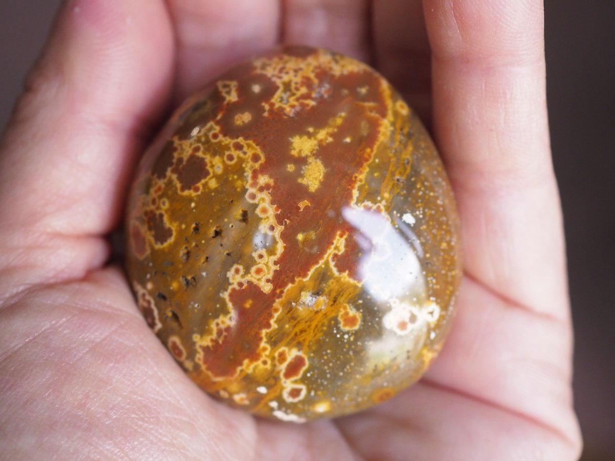 タンブル オーシャンジャスパー（オビキュラージャスパー）J