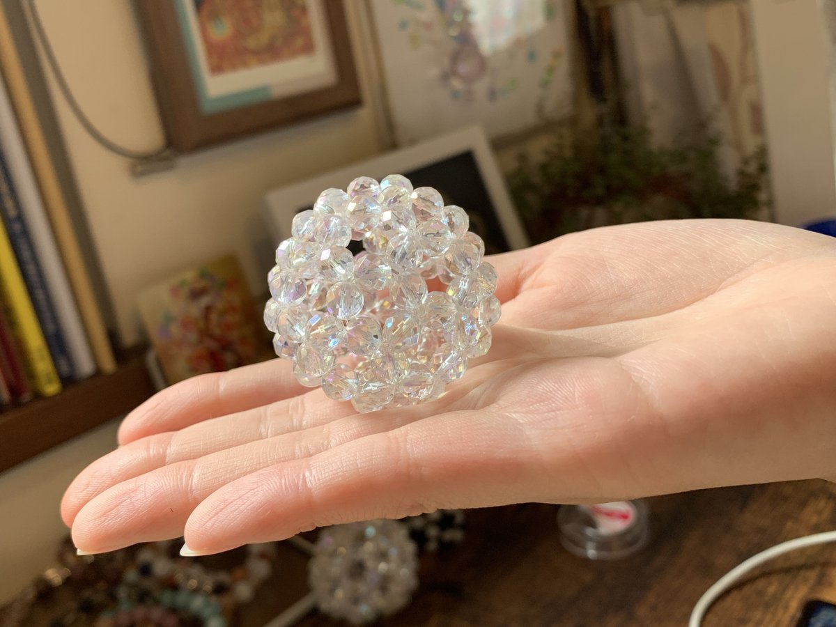 天然石水晶フラーレンキャッチャー　オーロラ６ミリ 天然石水晶フラーレンキャッチャーオーロラ6ミリ