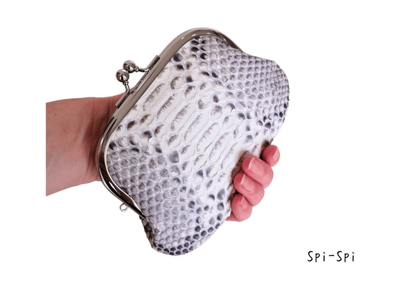 福財布『【日本製】パイソン 本革 親子がま口』 | spi-spi