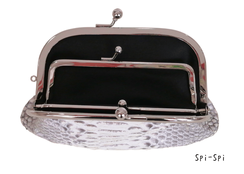 福財布『【日本製】パイソン 本革 親子がま口』 | spi-spi