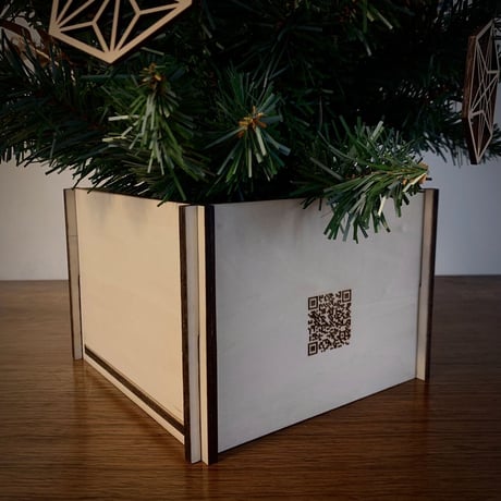 ロゴ入り和柄ミニクリスマスツリー-Mini Christmas Tree with logo-
