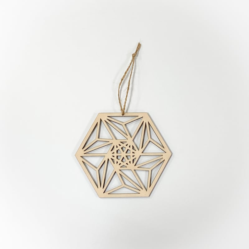 【専用】アイク様　飾り組子　４枚セット 組子柄オーナメント6個セット-SANJYUBISHI- | Tsubaki label