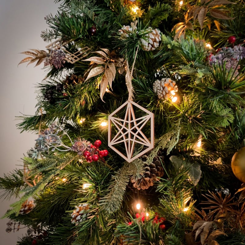 組子柄オーナメント -RINDO- | Tsubaki label