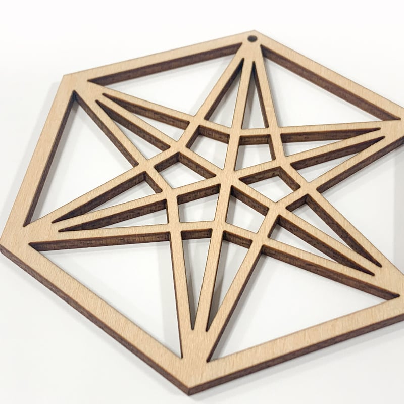 202 ❣️特価！値段交渉OK❣️ 飾り組子麻の葉組子アクリル板入り3枚一組 202 ❣️特価！値段交渉OK❣️ 飾り組子麻の葉組子アクリル板入り