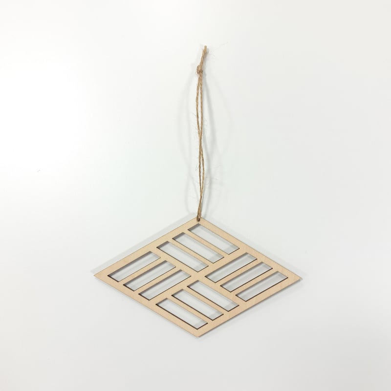 【専用】アイク様　飾り組子　４枚セット 組子柄オーナメント -HISHI- | Tsubaki label