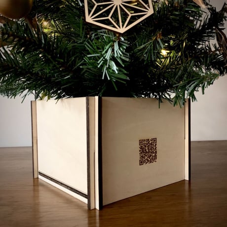 ロゴ入り和柄ミニクリスマスツリー-Mini Christmas Tree with logo-