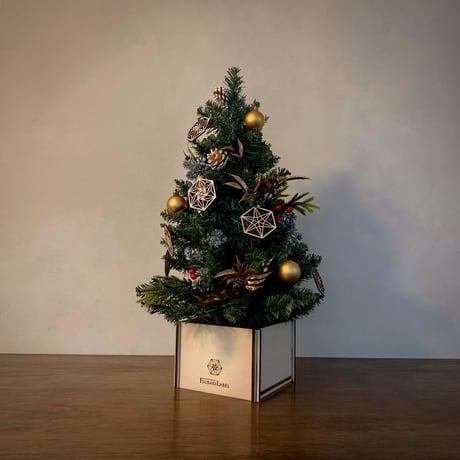 ロゴ入り和柄ミニクリスマスツリー-Mini Christmas Tree with logo-