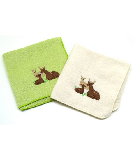 刺繍タオル(鹿)