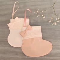 クリスマスブーツ　リボンつき
