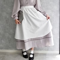 レトロな喫茶店のエプロン　ロング