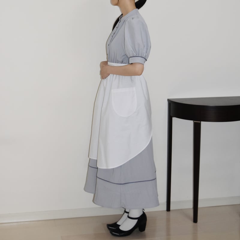 レトロな喫茶店のエプロン ロング | Lady Manon