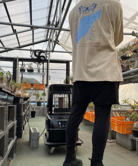 【ポスト投函便送料無料】ビッグシルエット ロングスリーブ Tシャツ【PLANTS MENU ビッグシルエットT】WHITE,FROST GREY,SAND BEIGE