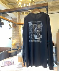 【ポスト投函便送料無料】ロングスリーブTシャツ　RISE-CAUDEX【REAL SHOP ZOMBIE T】WHITE,BLACK,MIRITARY GREEN