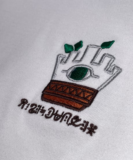 【ポスト投函便送料無料】刺繍Tシャツ　RISE-CAUDEX【グラキリス祖T】WHITE,BLACK