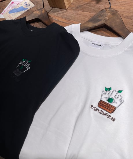 【ポスト投函便送料無料】刺繍Tシャツ　RISE-CAUDEX【グラキリス祖T】WHITE,BLACK