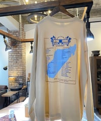 【ポスト投函便送料無料】ビッグシルエット ロングスリーブ Tシャツ【PLANTS MENU ビッグシルエットT】WHITE,FROST GREY,SAND BEIGE